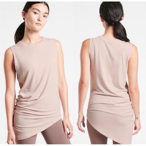 NWT Lot of 2 Athleta Cloudlight Restore Tank in Light Blue and Velvety Pink M